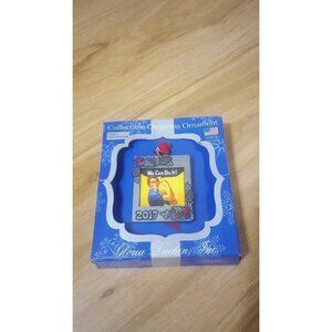 Swarovski Christmas Ornament Gloria Duchin Made In The USA 2017 Pewter New